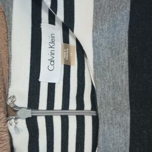 Calvin Klein Monochrome Striped Dress